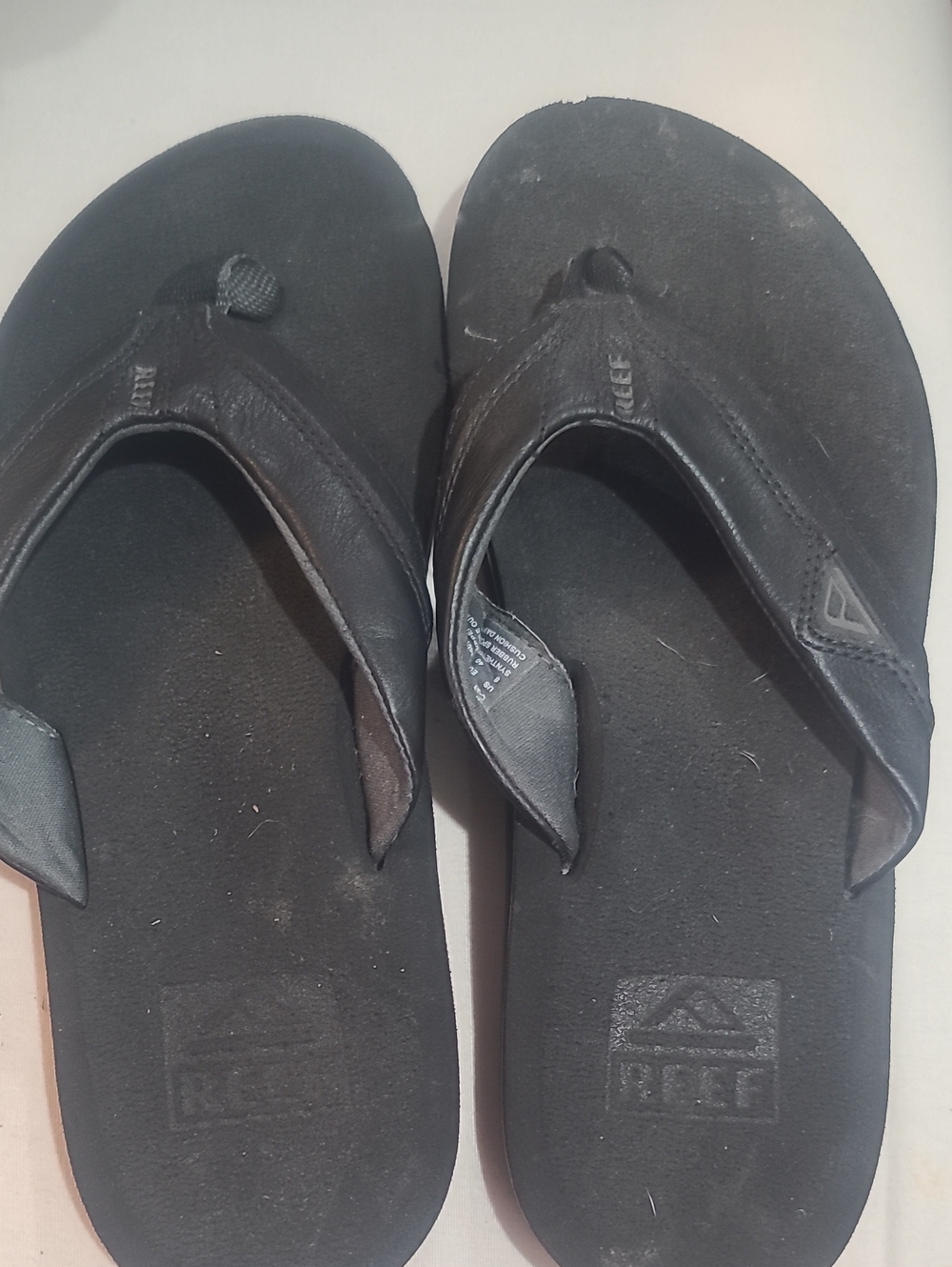 Reef Black Men's Foam Flip Flop Sandals